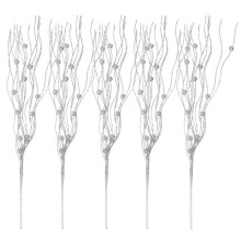 5Pcs Lifelike Stem Twig Simulated Plant Decorative Branch Holiday Ornaments