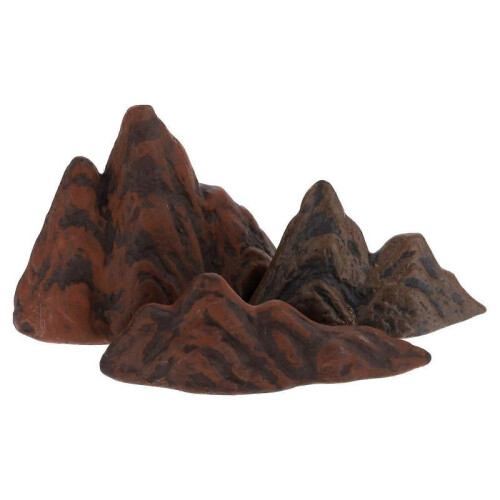 3Pcs Ceramic Rockery Ornaments Sand Table Decors Micro Landscape Decors