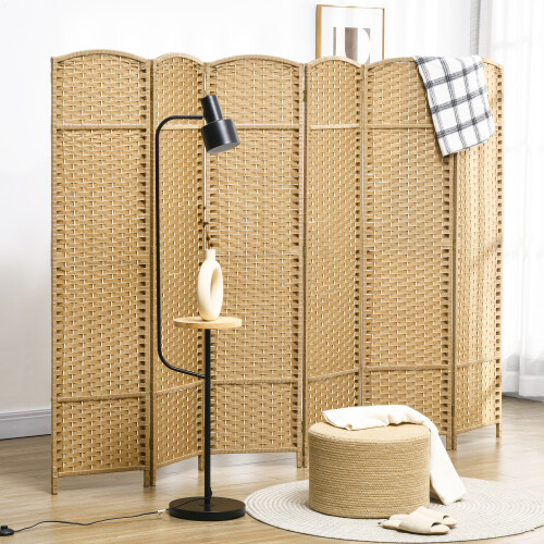 Homcom HOMCOM 6 Panel Folding Room Divider, Privacy Screen, 240 x 170cm