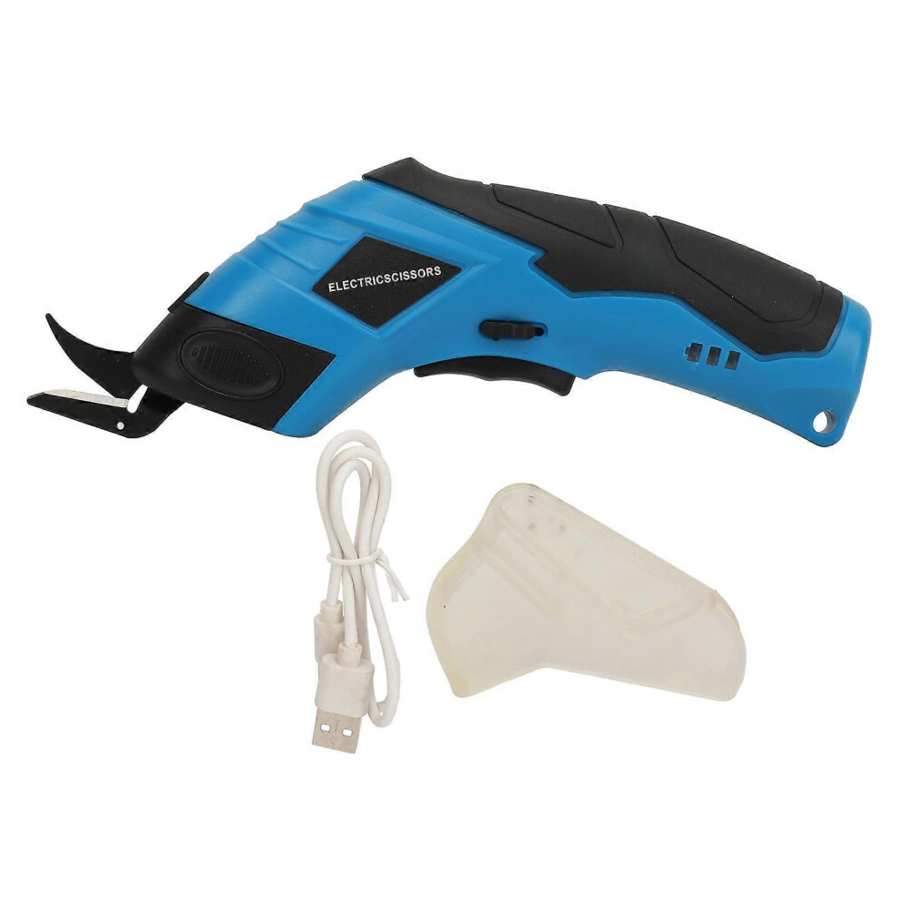 (As Show, One Size) Cordless Electric Scissor Lithium Ion Rechargeable Tungsten Steel Electric Box Cutter 3.6V 6909775970010