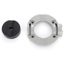(As show, One size) Adjustable Angle Drill Holder Aluminium Alloy Compact Lightweight Drill Positioning Bracket Stand