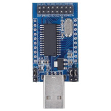 (As show, One size) USB Port Converter Module Serial Parallel to UART IIC SPI TTL ISP EPP MEM Components CH341A