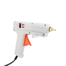 (As show, One size) Hot Glue Gun Adjustable Temperature 120W Industrial Glue Gun for Home Industrial Use with 10pcs 11mm Glue Stick US Plug