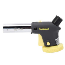 (As show, One size) Gas Blow Torch Portable Adjustable Electronic Ignition Type for Outdoors Barbecue 1300