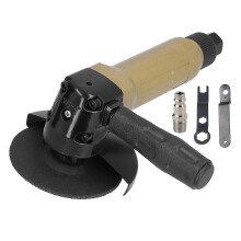 (As show, One size) 4in Air Angle Grinder Adjustable Speed Portable Pneumatic Polishing Machine 11000rpm KP632Gold European Style