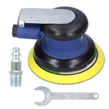(As show, One size) Pneumatic Sanding Machine Alloy Steel Air Polishing Waxing Equipment KP6503 5 InchAmerican Style
