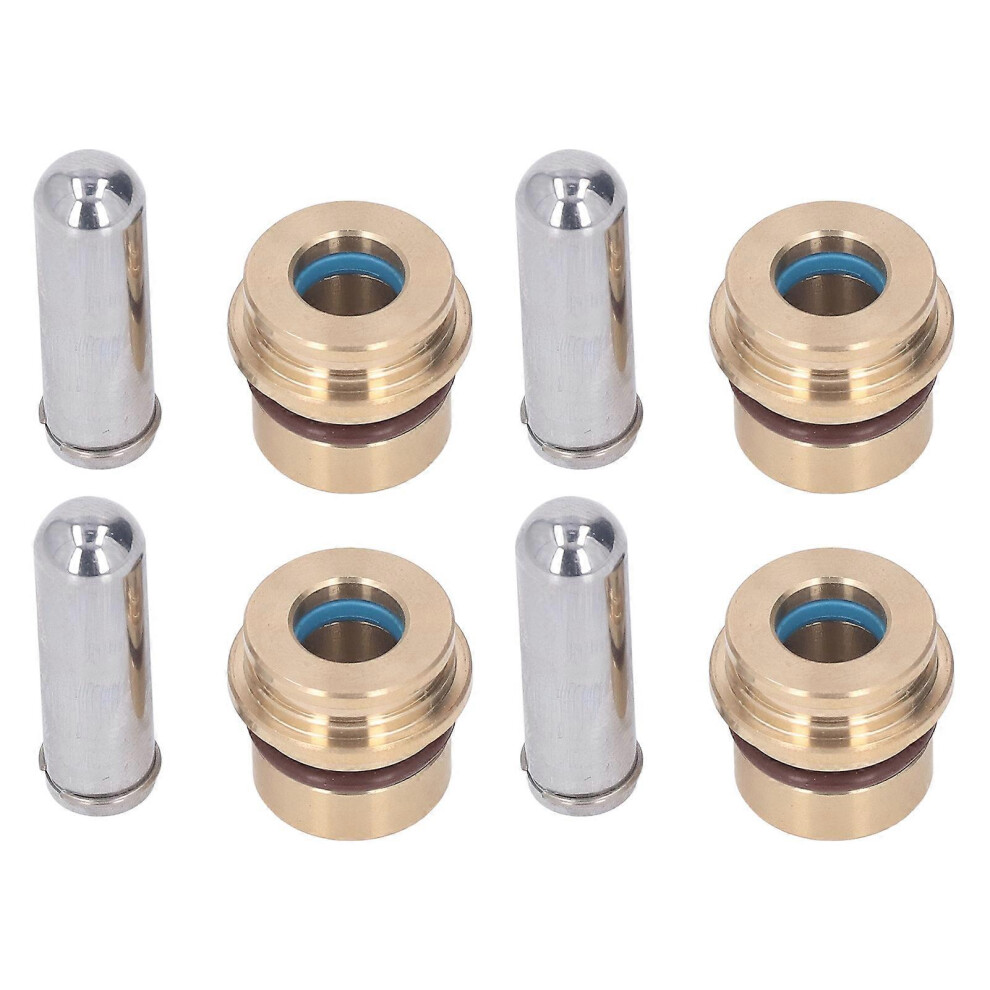 (As Show, One Size) 4Pcs Joystick Handle Button Head Rubber Sealing Metal Push Rod Button For Sany 60 Excavator 6909775961988