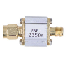 (As show, One size) SAW Bandpass Filter Module RF Coaxial 2320~2370MHz 50MHz Bandwidth 50Ohms SMA FBP2350s