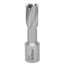 (As show, One size) Hole Opener TCT Flat Shank Hollow Annular Core Drill Bit Cutter Tool Manual Hardware16x35mm