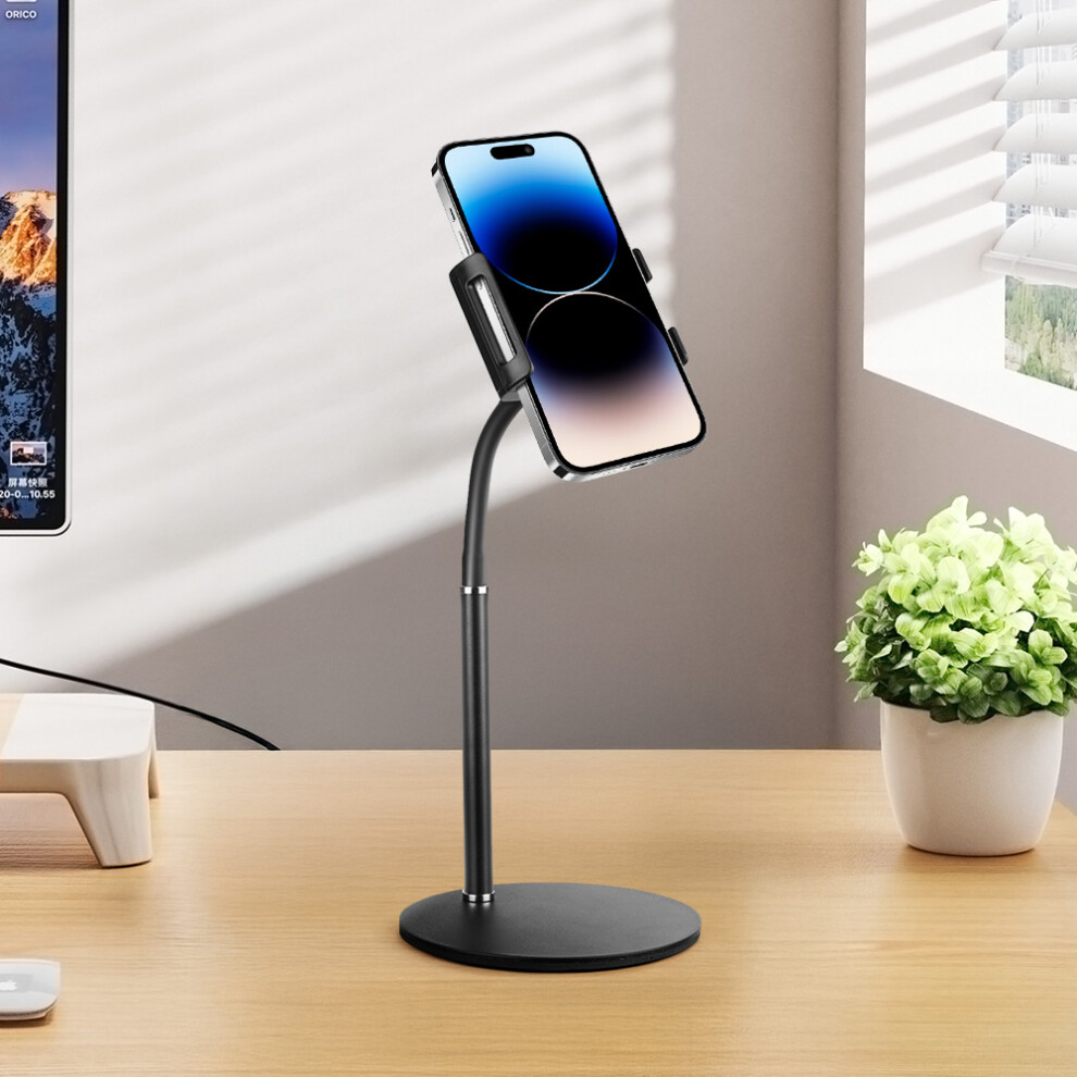 Carbon Steel 360° Adjustable Desktop Phone & Tablet Stand
