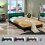 (Black, Small Double) COOL LED Faux Leather LED Upholstered Bed Frame 2