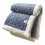 (green, 1x0.7m) Winter Thickened Blanket Double-sided Fluff Plush Double-layer 3D Jacquard Solid Color Office 2