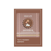 (As show, One size) HOLD LIVE 4 Colors Eyeshadow Palette High Pigmented Glitter Matte Eyes Shadow Portable Pocket Design