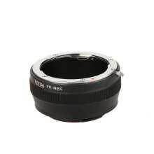 (As show, One size) Fotga PK-NEX Adapter Digital Ring for Pentax PK K Mount Lens to Sony NEX E-Mount Camera (for Sony NEX-3 NEX-3C NEX-3N NEX-5 NEX-5C NEX-5N NEX-5R NEX