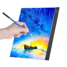 (As show, One size) LED A3 Light Panel Graphic Tablet Light Pad Digital Tablet Copyboard with 3-level Dimmable Brightness for Tracing Drawing Copying Viewing Diamond Jewe
