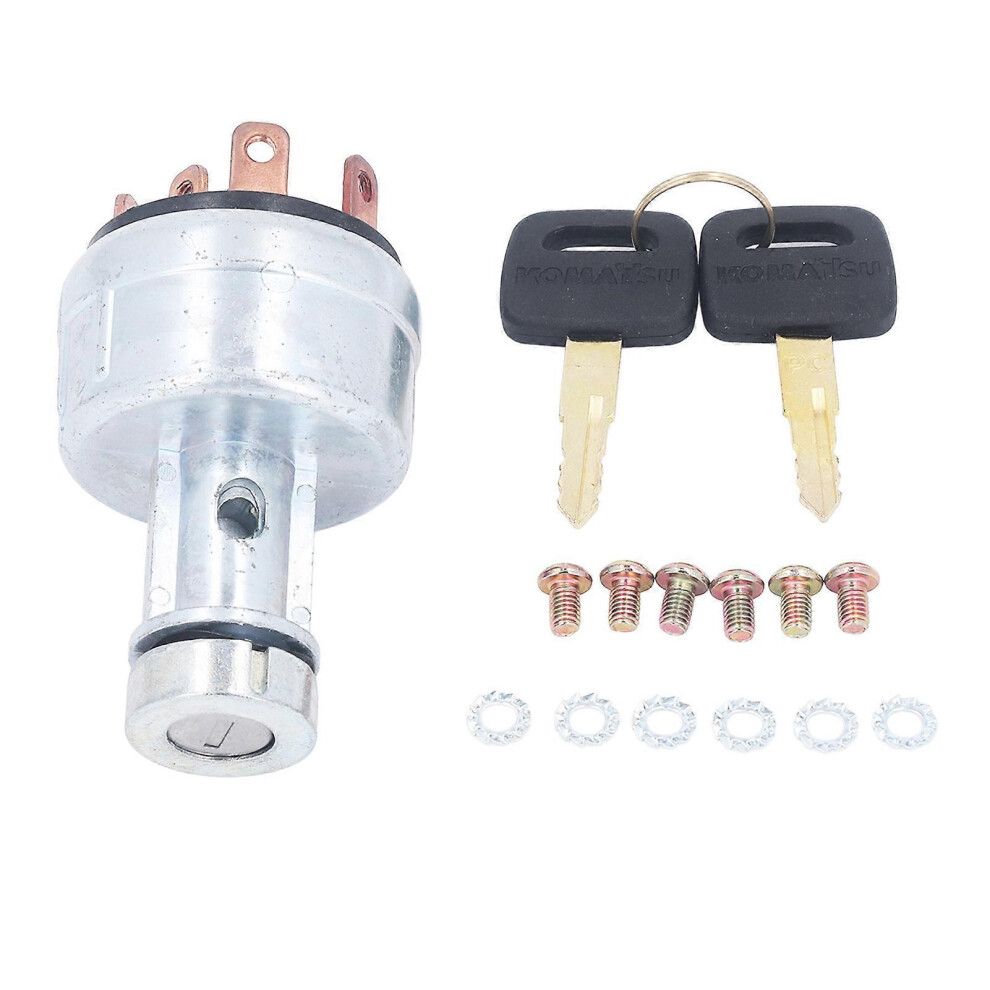 (As Show, One Size) Ignition Starter Switch 08086 10000 Quick Response Ignition Key Switch For Komatsu Pc200 1 Pc200 2 Pc200 3 6909775978948