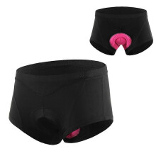 (XXL, Purple) Women Bike Underwear 3D Gel Padded Bicycle Briefs MTB Cycling Biking Underwear Shorts
