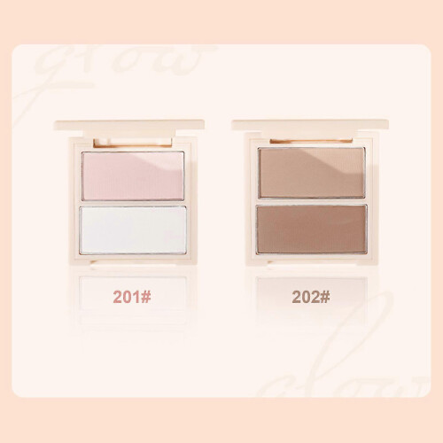 (As show, One size) HOLD LIVE Two-tone Matte Highlighting Powder 1