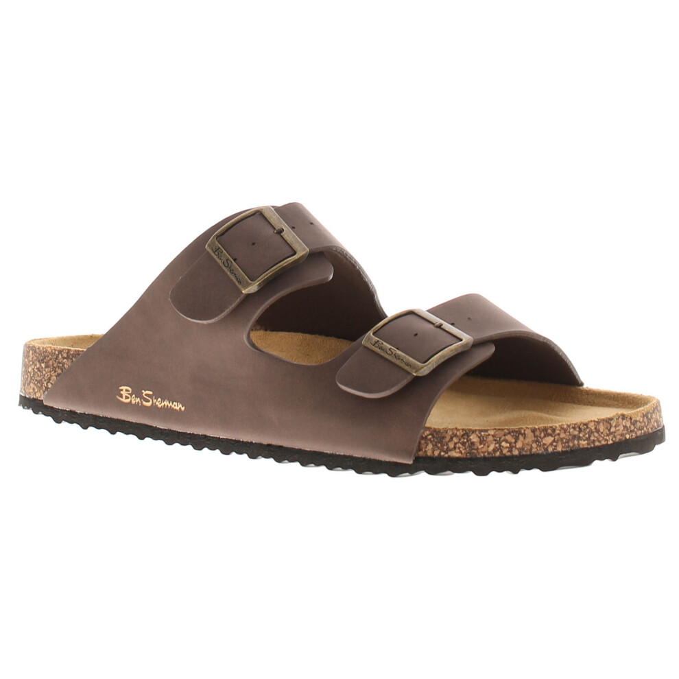 (Brown, 8 (Adults')) Ben Sherman Tonic Men's Sandals UK Size