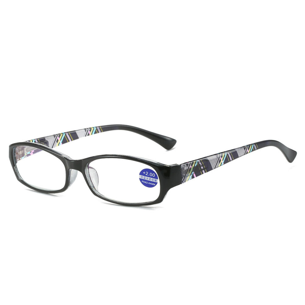 Black (Black) Women Stylish Flower Reading Glasses +1.00 +1.50 +2.00 +2.50 +3.00 +3.50 +4.00