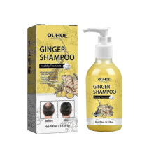 OUHOE Ginger Dense Hair Shampoo, Moisturizes Reduces Itchiness, Strengthens Dense And Fluffy Hair Ca