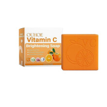 OUHOE Vitamin C Brightening Soap, Deep Moisturizing And Cleansing Dark Keratin Natural Gentle Whiten