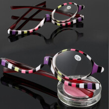 (+2.00) Makeup Reading Glasses Folding Eyeglasses Cosmetic Magnifying Glasses +1.0 +1.5 +2.0 +2.5 +3.0 +3.5 +4.0