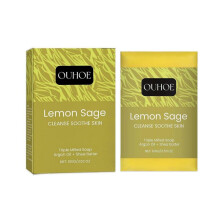 Ouhoe Mineral Lemon Bath Soap Gently Moistens Body Skin Moisturizing Cleansing Skin Bath Body Soap