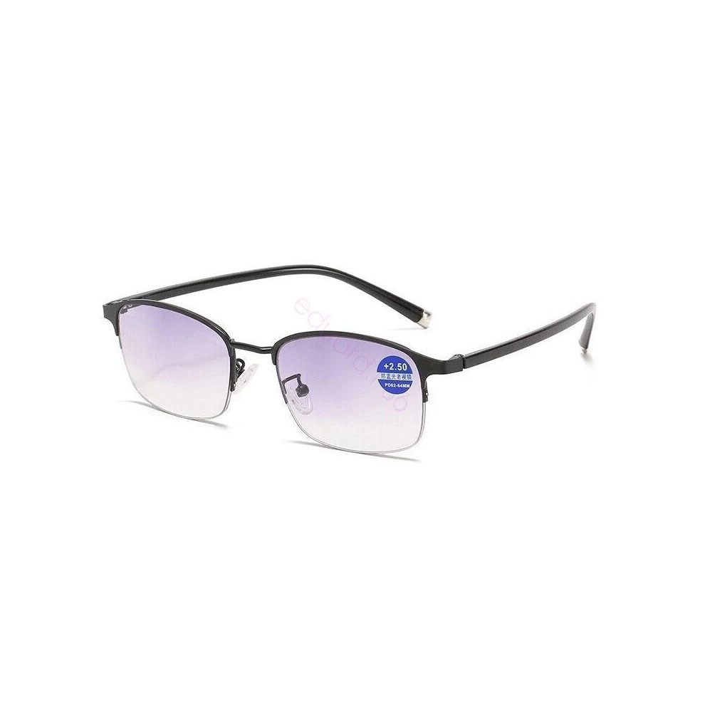 Black/Blue (=+2.00 Strength, ) Sun Readers Tinted Reading Glasses +1.0 +1.5 +2.0 +2.5 +3.0 +3.5 Sunglasses Progressive Anti