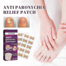 OUHOE Anti-Nail Groove Relief Patch, Repair Toenail Soft Nail Ingrown Nail Thickening Gray Nail Care
