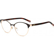 Sonnenbrille - Missoni - MIS-0024-09Q - Farbe Schwarz - Braune Gläser - Schmetterlingsform