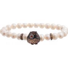 Lancaster JLA-BR-OWL-4-WH Ladies Bracelet