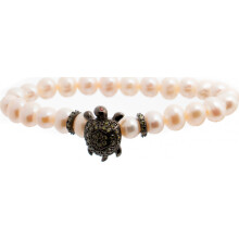 Lancaster JLA-BR-TURTLE-3-WH Ladies Bracelet