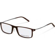 PORSCHE DESIGN P8384D55 Silmälasit. Silmälasit, ruskeat. Miesten.