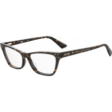 Sonnenbrille - MOSCHINO - MOS581 - Farbe havanna - Größe 55/140/14 - Braune Gläser