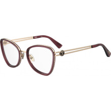 Aurinkolasit - Moschino - MOS584-LHF - Burgundin väri - Vaaleanpunaiset linssit - 100 % UV-suoja