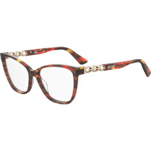 Aurinkolasit - Moschino - MOS588-93W - Soikea - Kultainen metalli - UV-suoja 3