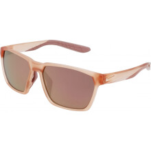 NIKE MAVERICK S M DJ0784 Sonnenbrille - Gewaschenes Korallenrot/Braun Pink - Unisex geometrisch