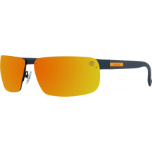 Lunettes de soleil - Timberland - TB9236 - Forme rectangulaire - Couleur gris - Verres or reflétés