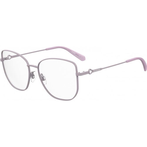 Moschino Aurinkolasit - MOSCHINO - Mol601 - Lila väri - Metallikehys - Unisex