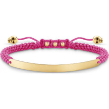 Bracelet Femme - Thomas Sabo - LBA0050-848-8 - Couleur: Rosa - Argent - 12-19 cm