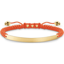 Bracelet Femme - Thomas Sabo - LBA0050-848-8-L21v - Argent - Orange et doré - 14,5-21 cm