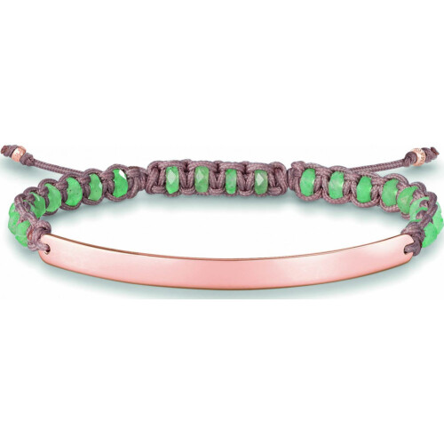 Thomas Sabo Armband - Thomas Sabo - LBA0054 - Silber - 21 cm - Grüne und Rosa Farbe