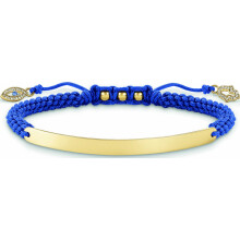 Bracelet - Thomas Sabo - LBA0067-899-1 - Argent - Bleu et doré - 21 cm