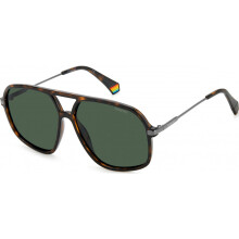 Sonnenbrille - POLAROID - PLD 6182/S HAVANA - Aviator - Braun - Kategorie 3