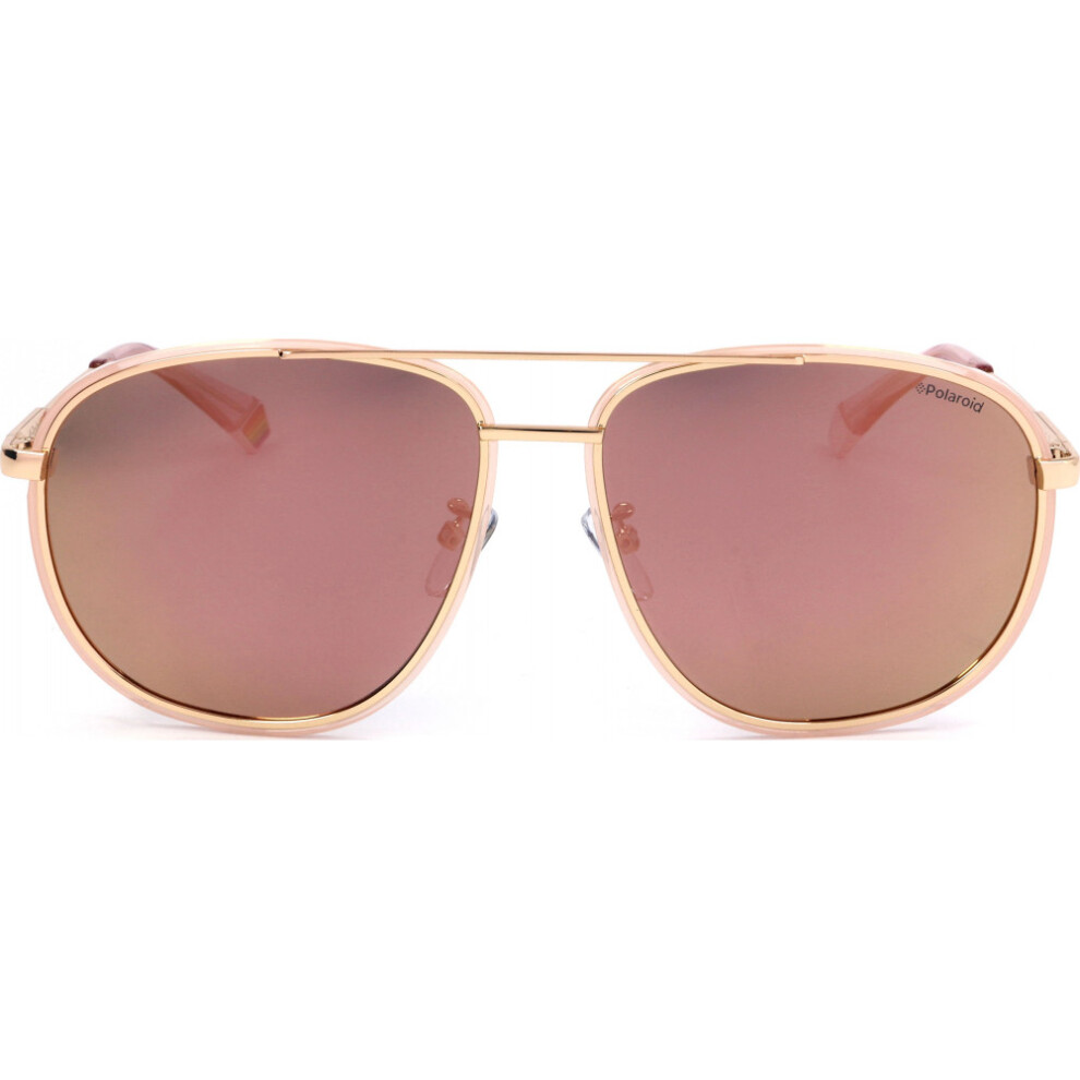 Lunettes De Soleil - Polaroid - 6118/G/S - Wayfarer - MéTal - CatéGorie 3 - Rose Doré-image