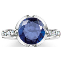Damenring - Thomas Sabo - TR2037-050-32 - Silber - Größe 52 - Farbe Silber/Blau