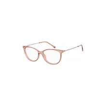 Sonnenbrille - Polaroid - Pld-D415-733 - Farbe Pfirsich - Rahmen aus vergoldetem Metall - Braune Gläser