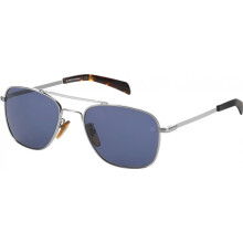David Beckham lunettes de soleil 7019/S cat.3 wayfarer acier inoxydable argent/bleu