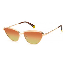 Damen Sonnenbrille - Polaroid - PLD 4102S - Gold - Metall - Trendy